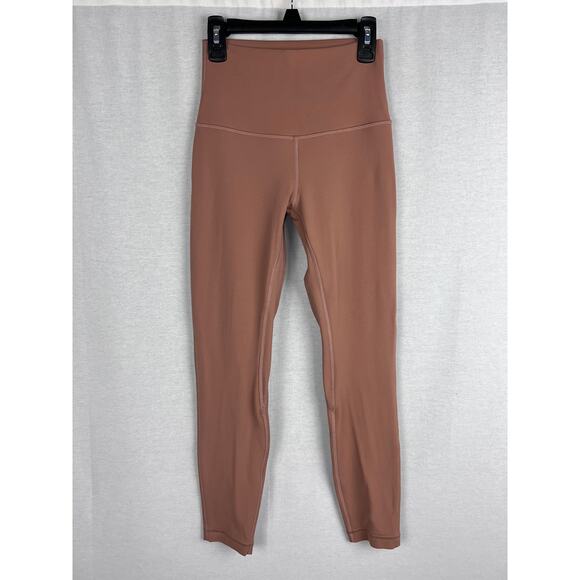 Lululemon Leggings Align High Rise Pant Dusty Clay Athleisure Athletic Lounge - Picture 3 of 8